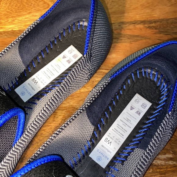 Rothy’s The Point Gray/Black Knit Flats Women’s 8 - Picture 10 of 10